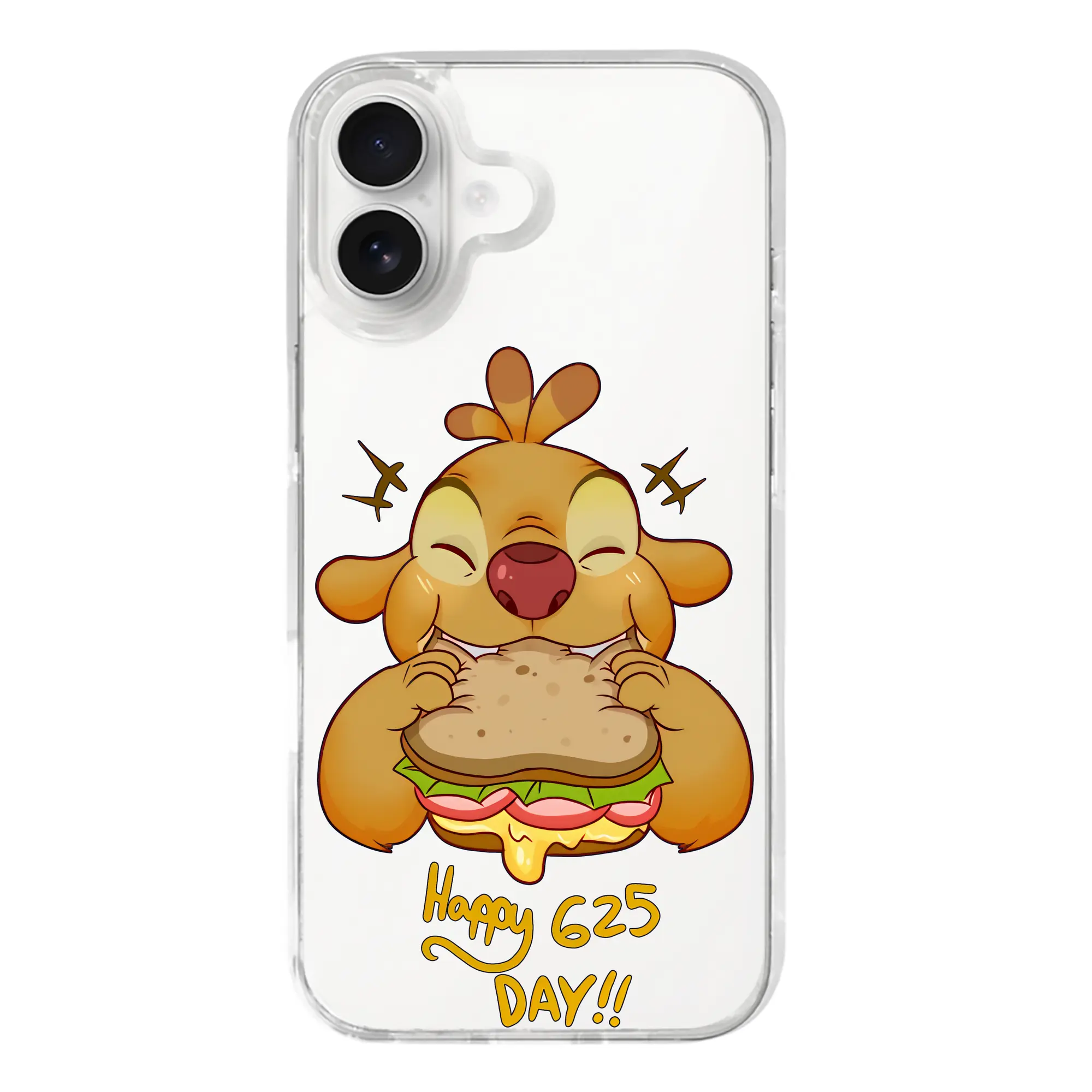 リロ＆スティッチ グッズ ルーベン - iPhone 17シリーズ 透明スマホケース – 薄型・耐衝撃・精密フィット保護カバー